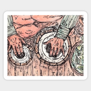 Tabla Drummer Sticker